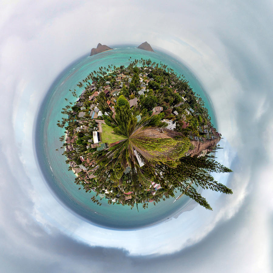 Beach Photograph - Planetoid Lanikai by Dan McManus
