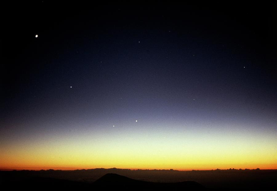 Planets In Night Sky Photograph by Dr Ian Robson/science Photo Library