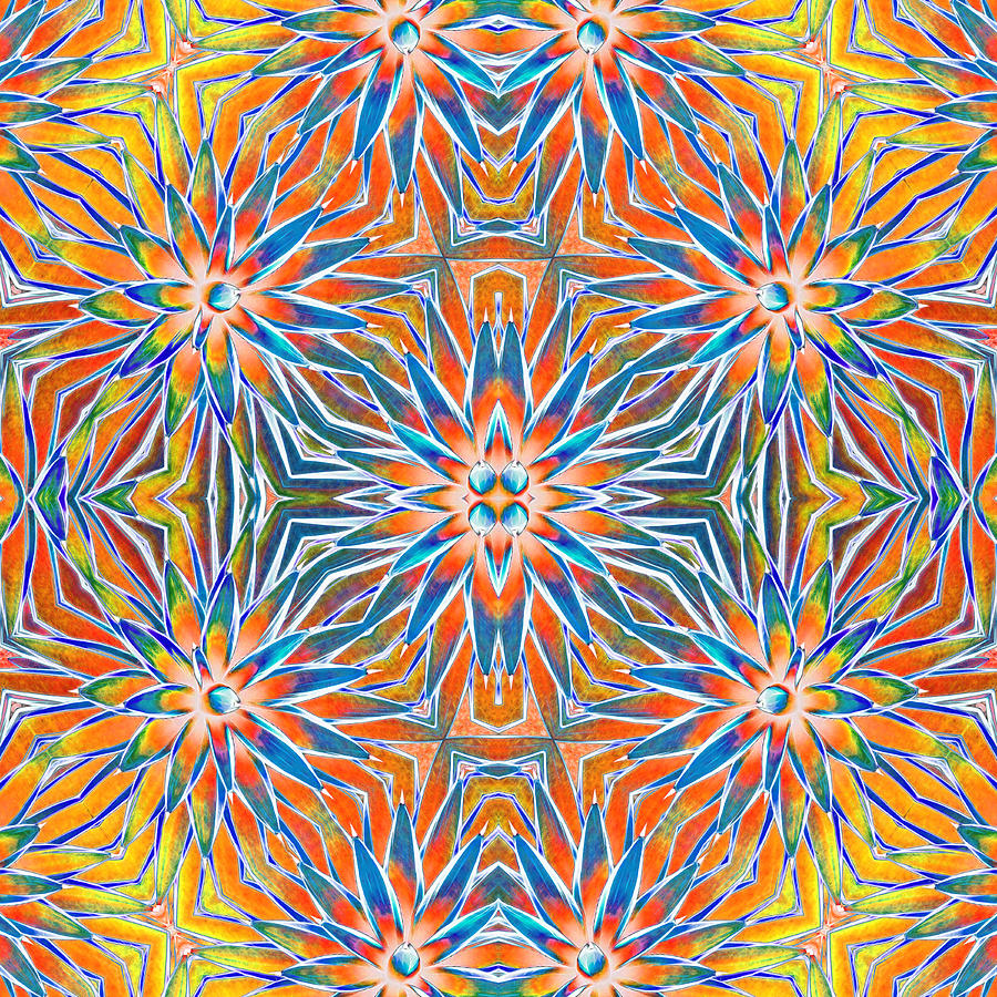 Plant Pattern S07 Digital Art by Carlos Vieira - Fine Art America