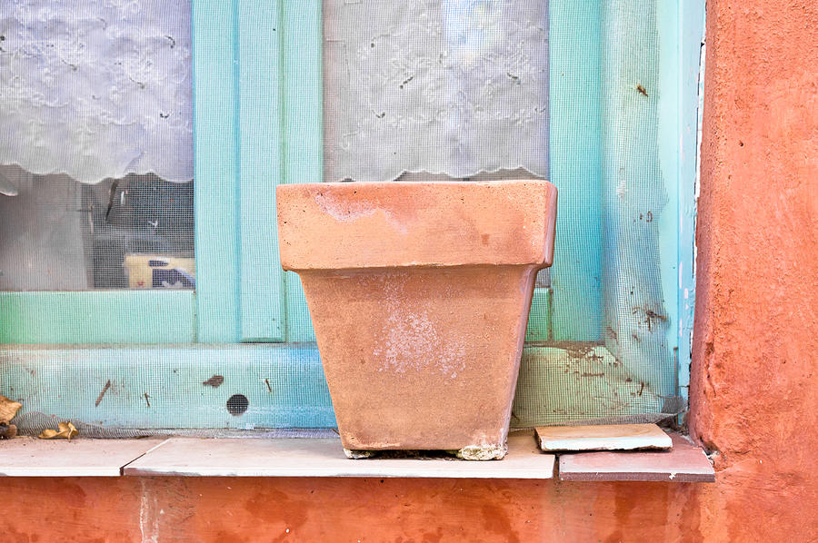 Architecture Photograph - Plant pot by Tom Gowanlock