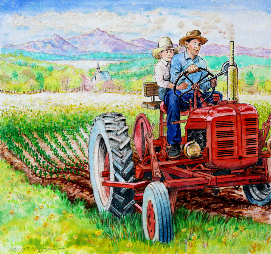 Planting The Seed Painting by John Lautermilch