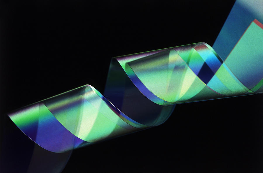 Plastic In Polarized Light Photograph by Michael Abbey