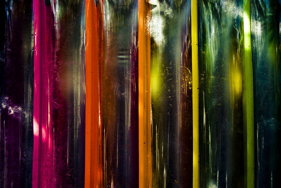 Plastic Rainbow Photograph by Grebo Gray