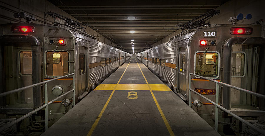Car Photograph - Platform Eight at Union Station by Adam Romanowicz