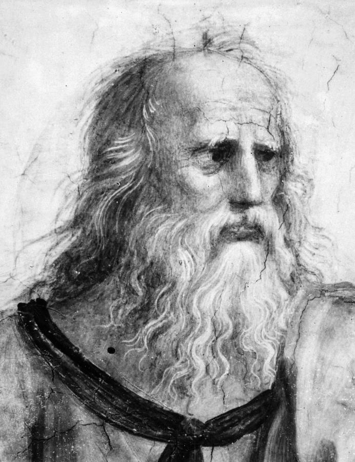 Plato (c427 B Painting by Granger - Fine Art America