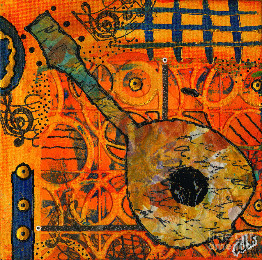 Play a Little Song Please Mixed Media by Angela L Walker