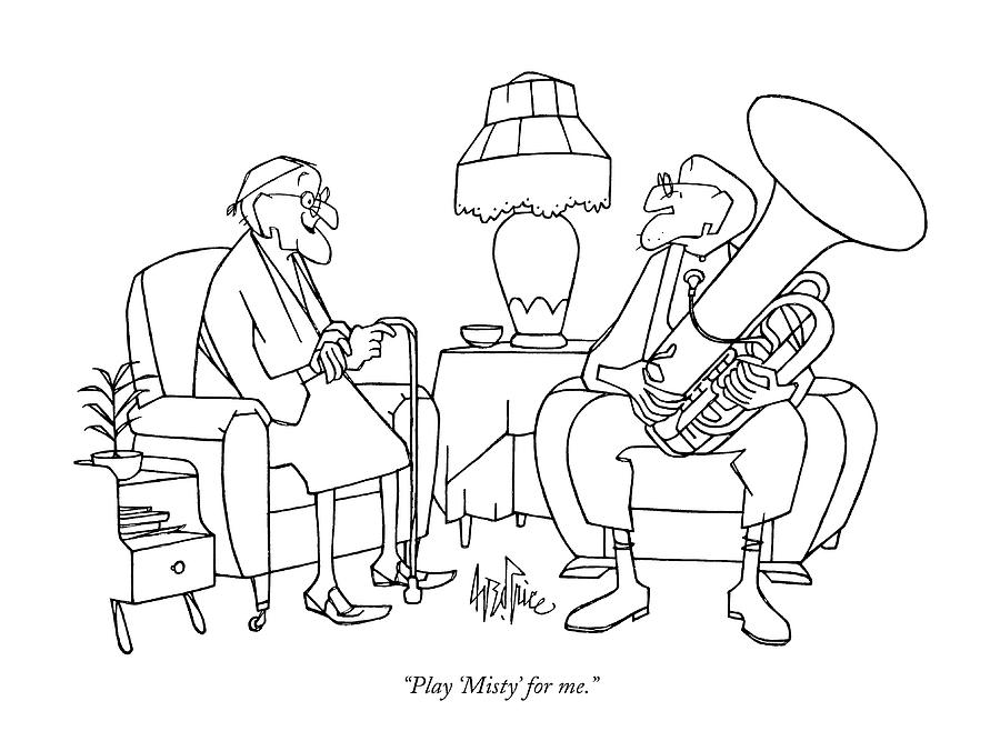 Play misty For Me Drawing by George Price