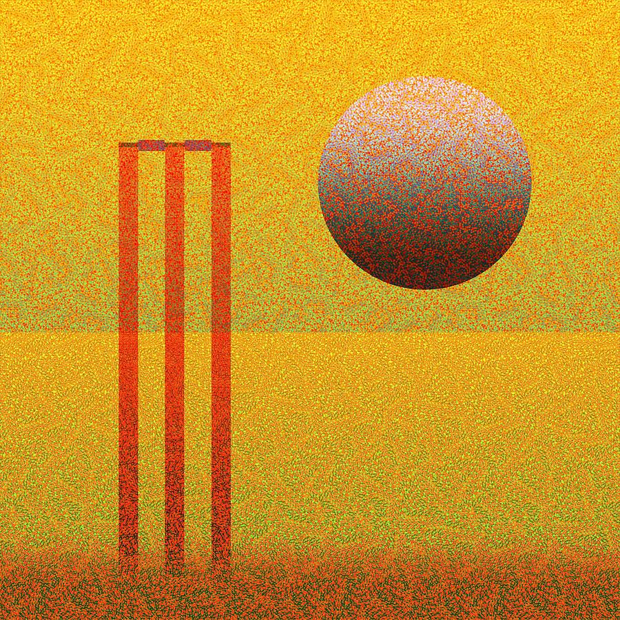 Cricket Digital Art - Play The Game by Chas Hauxby
