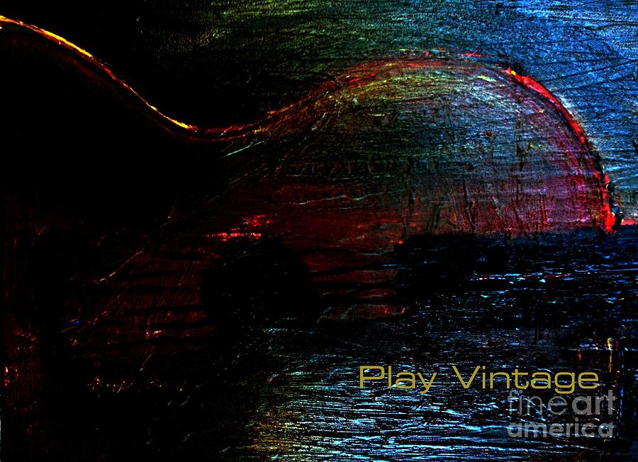 Play Vintage Painting by James and Donna Daugherty