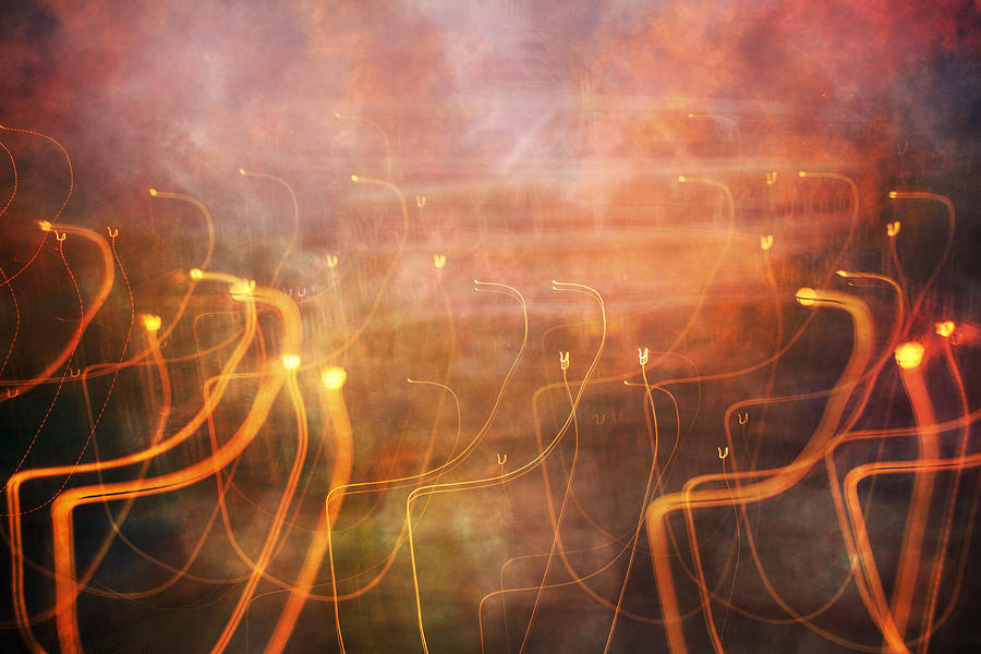 Abstract Photograph - Play with Lights by Betsy Knapp