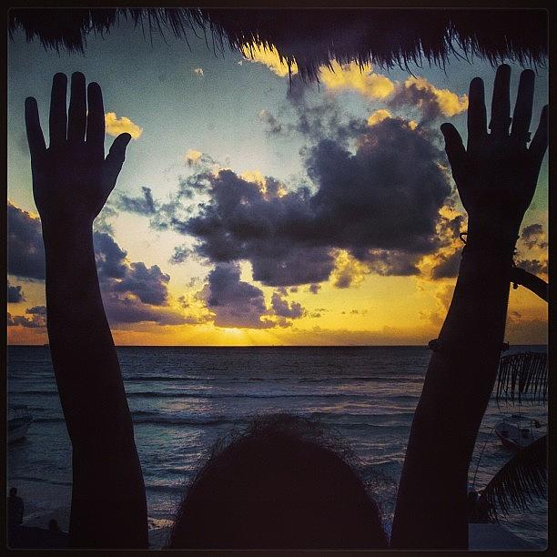 Sunset Photograph - Playa Love @thebpmfestival #bpm2013 by Pete Madigan