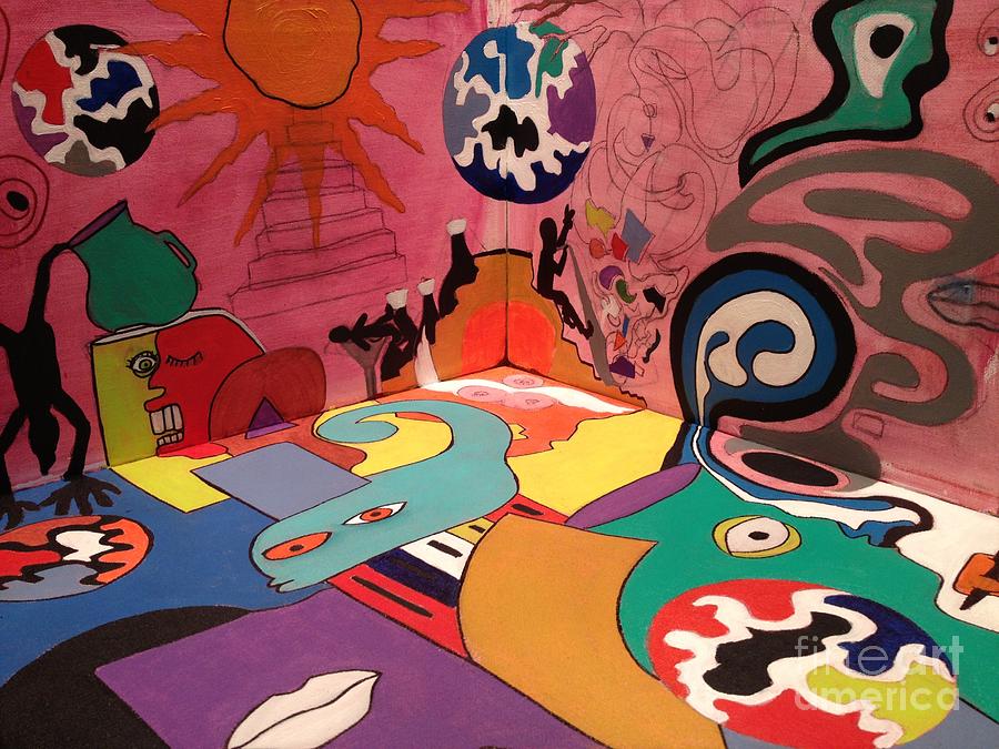 Playground Painting - Playground by Damion Powell