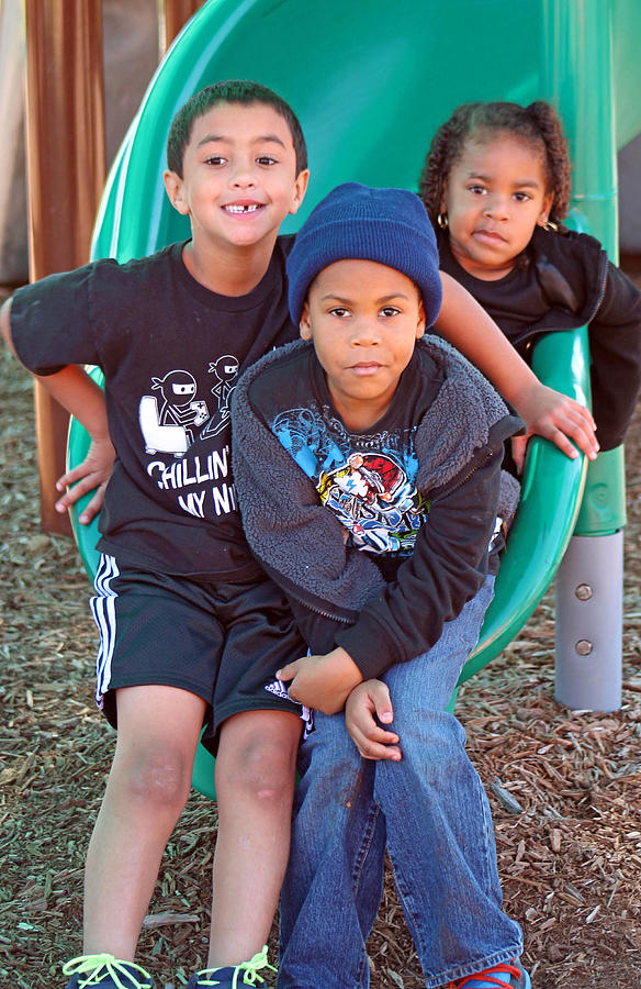 Playground Pals Photograph by Audrey Robillard
