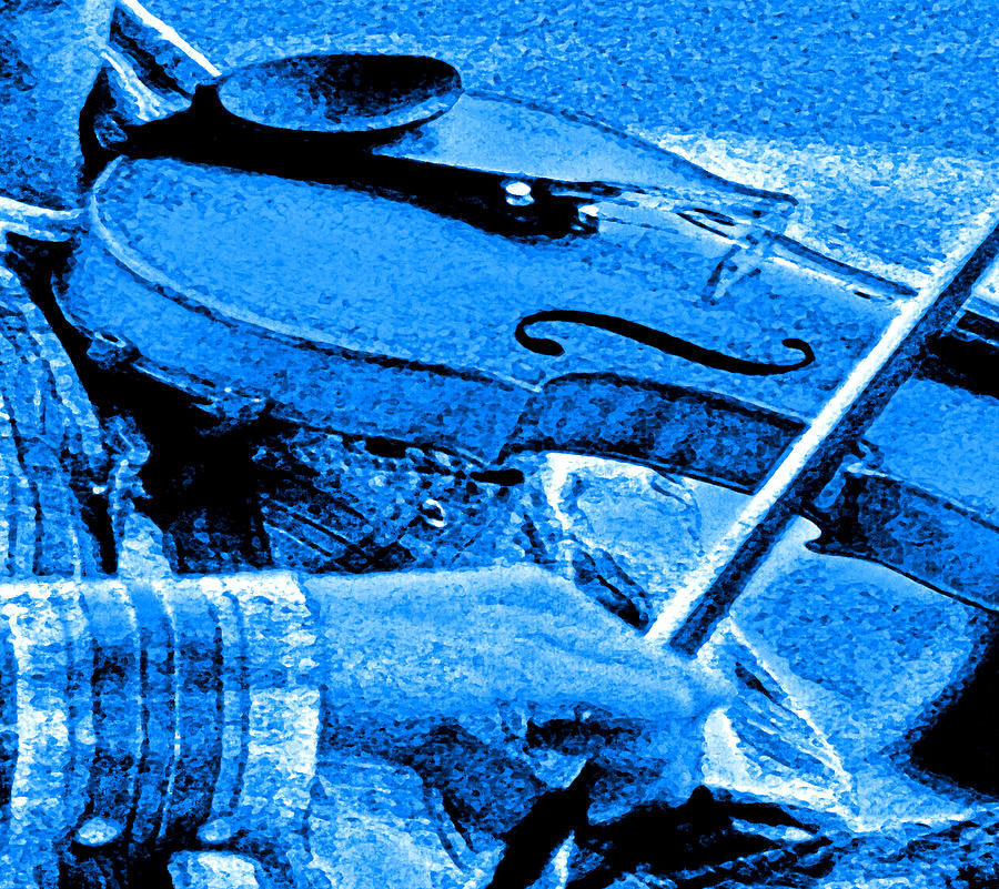 Music Digital Art - Playin The Blues by Joseph Coulombe