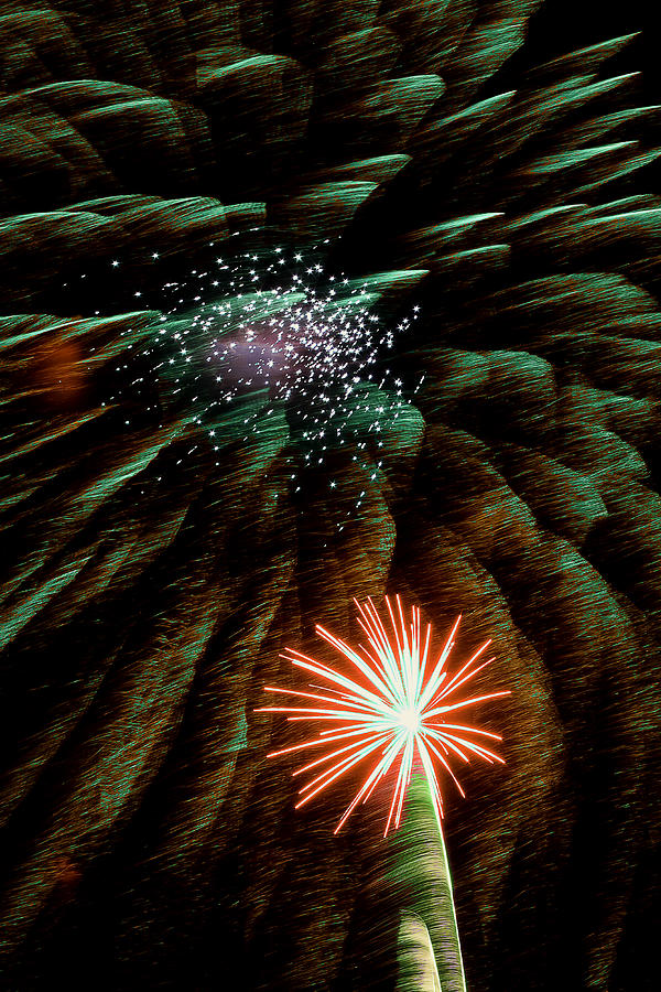 Playin with Fireworks IV Photograph by Michael Nowotny