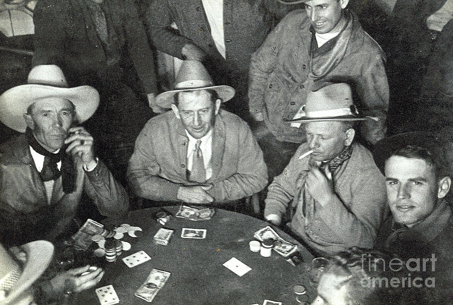 Playing Cards 1935 Photograph by Patricia Tierney