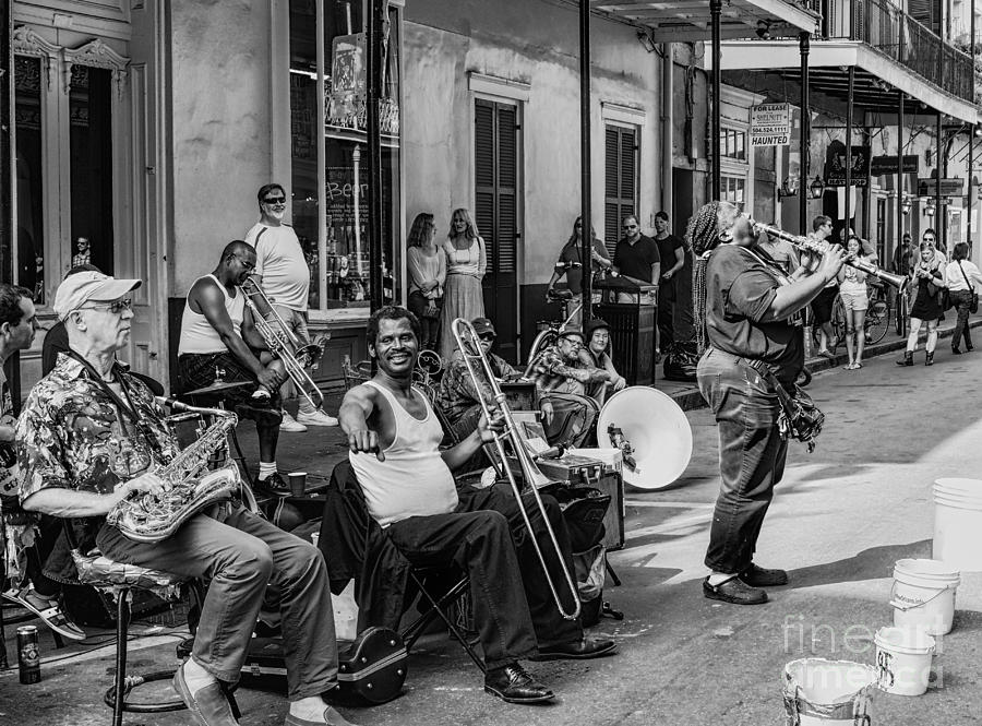 Playing Jazz on Royal Street NOLA Photograph by Kathleen K Parker