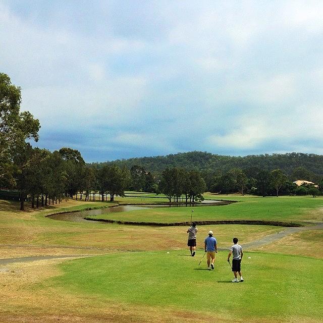 Playing The Hardest Par 4 In Australia Photograph by Jamie Koppen