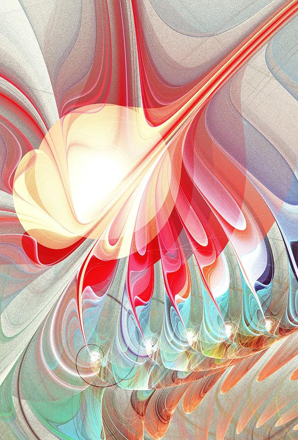 Abstract Digital Art - Playing with Colors by Anastasiya Malakhova