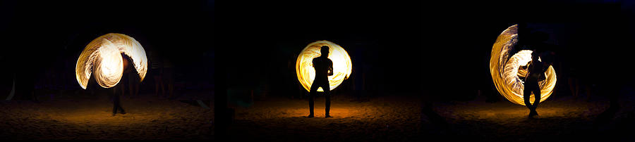 Thailand Photograph - Playing with Fire by Alex Dudley