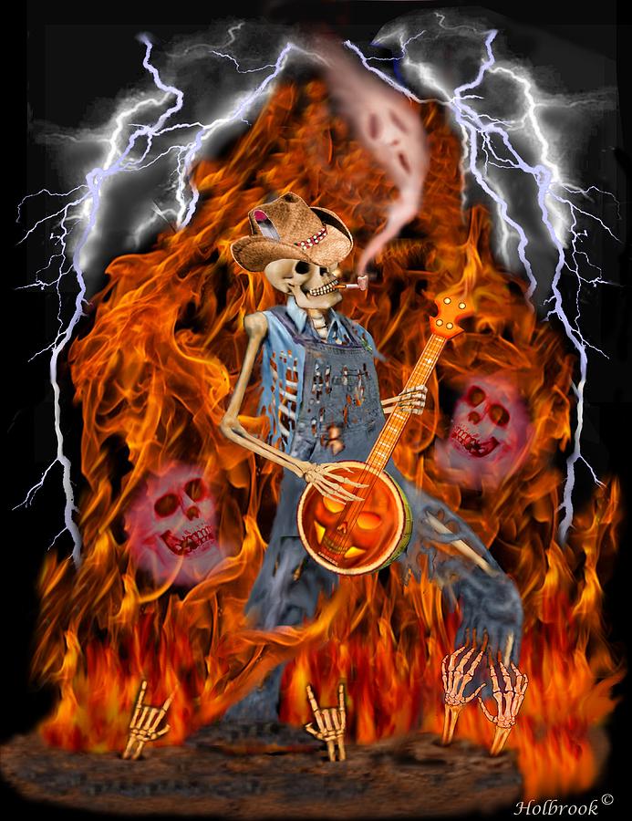 Playing with Fire Digital Art by Glenn Holbrook