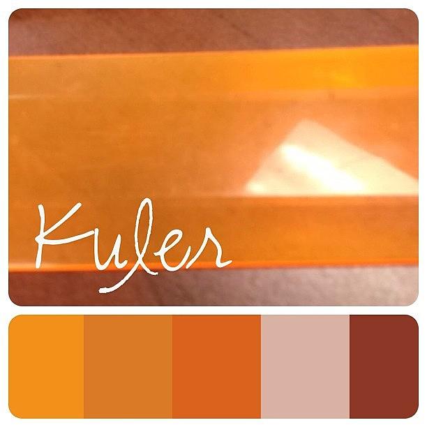 Color Photograph - Playing With #kuler #app On Break. Love by Teresa Mucha