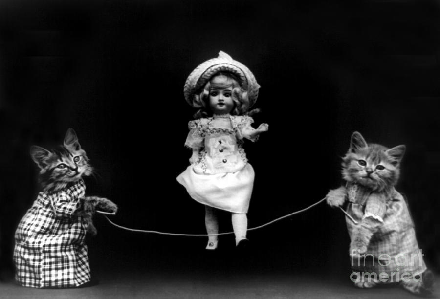 Playtime in 1914 Photograph by Science Source Playtime in 1914 Photograph by Science Source