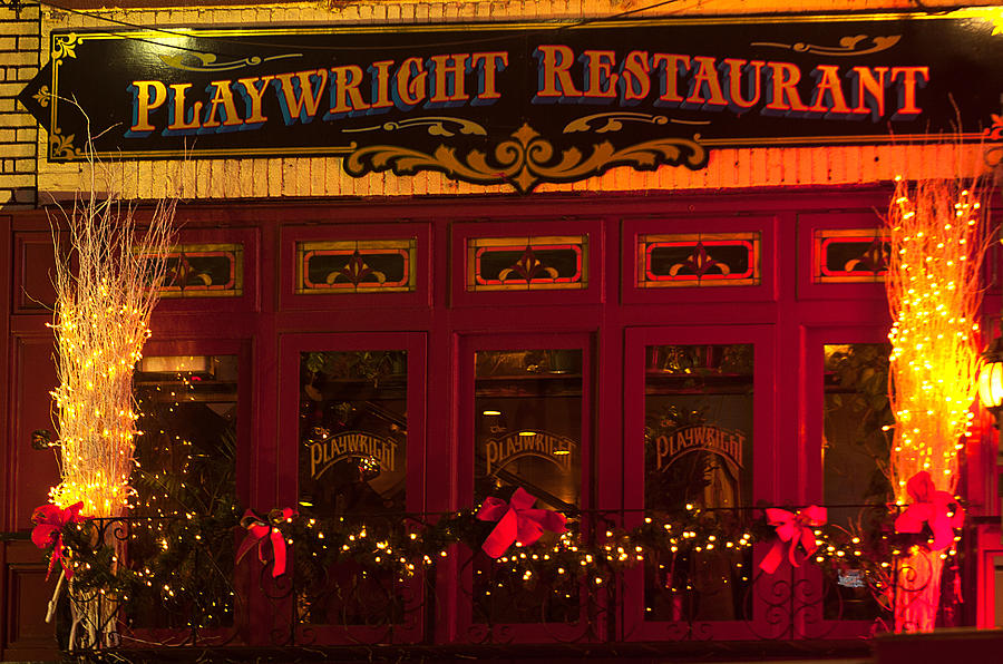 Playwright Restaurant Photograph by Paul Mangold