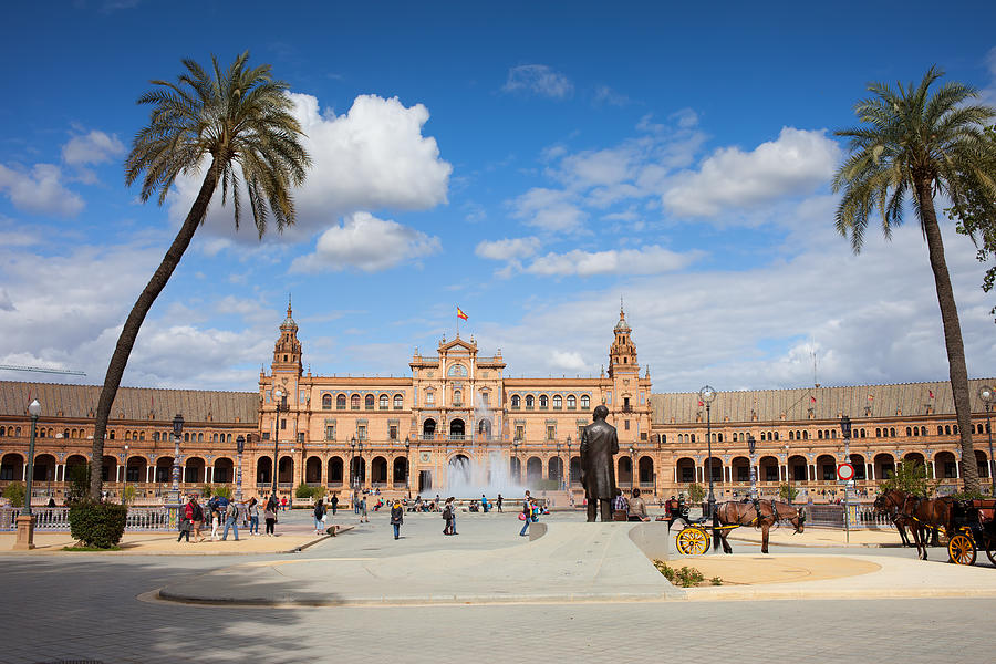 Plaza de Espana in Seville Photograph by Artur Bogacki