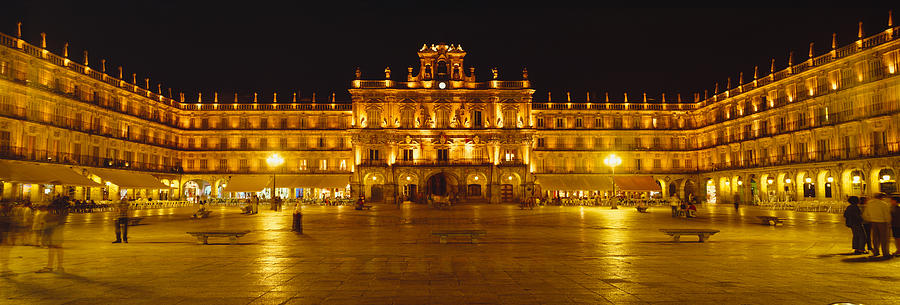 Plaza Mayor Castile & Leon Salamanca Photograph by Panoramic Images