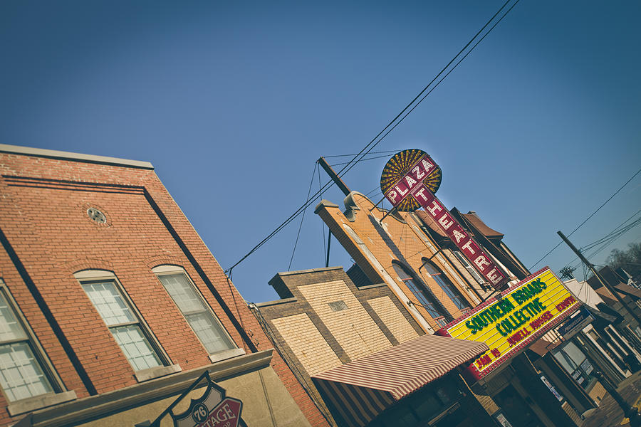 Music Photograph - Plaza Theatre by Amber Flowers