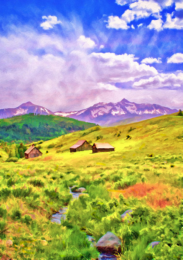 Pleasant Valley Digital Art by Rick Wicker