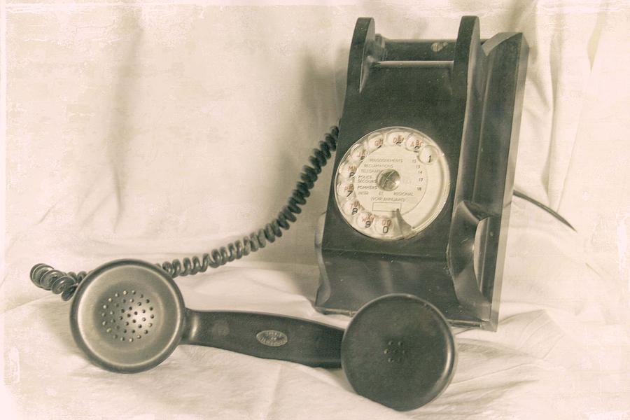Vintage Photograph - Please call by Georgia Clare
