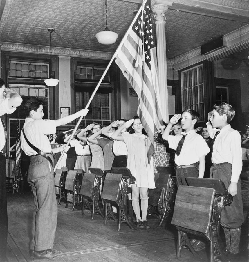 Pledge Of Allegiance, 1943 by Granger