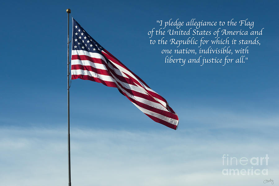 1924 Pledge of Allegiance Photograph by Imagery by Charly