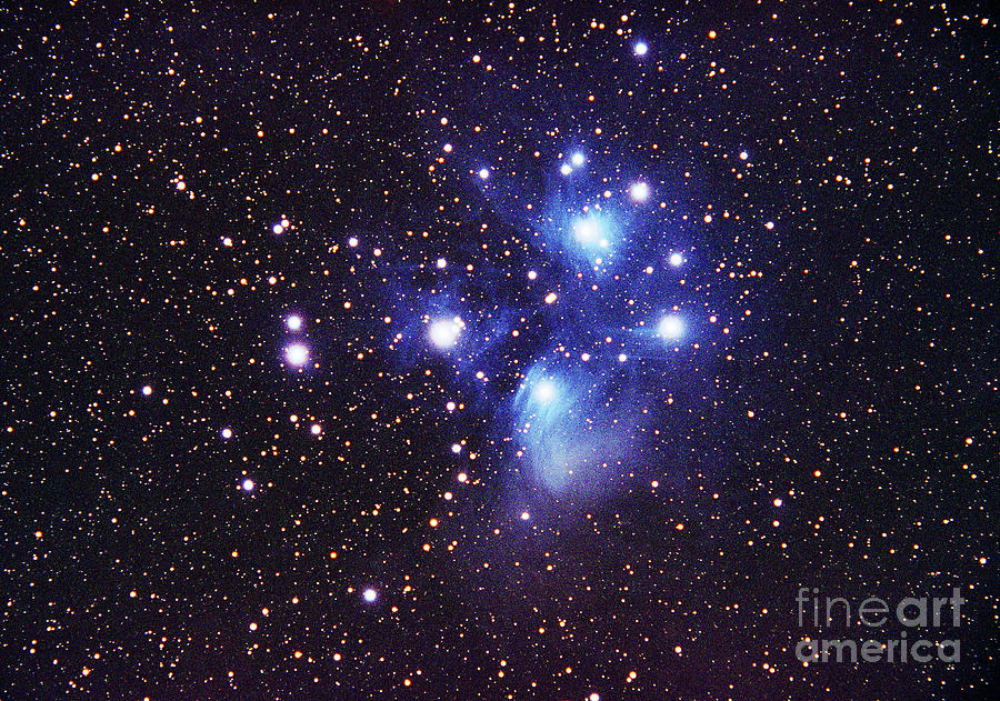 Pleiades Star Cluster Photograph by Chris Cook