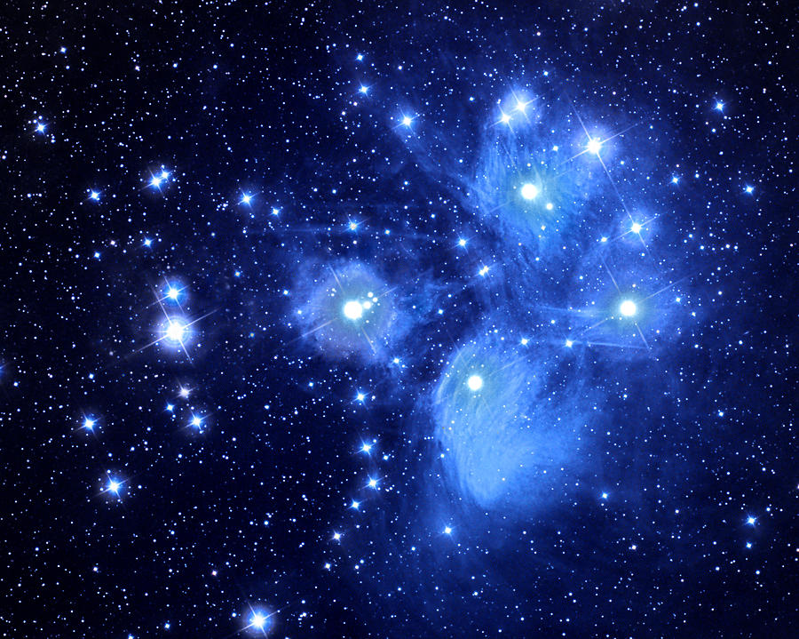Pleiades Star Cluster Photograph by Jason T. Ware
