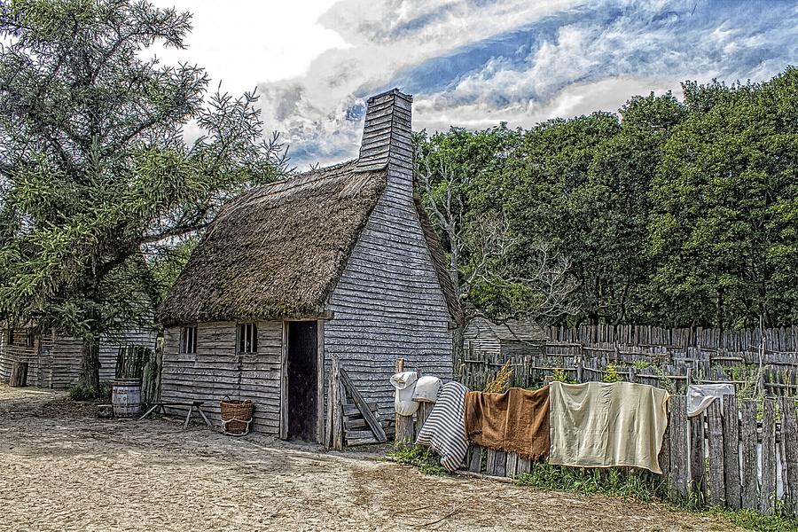 Plimoth Plantation Airing Pillows Sheets And Blankets Photograph by Constantine Gregory
