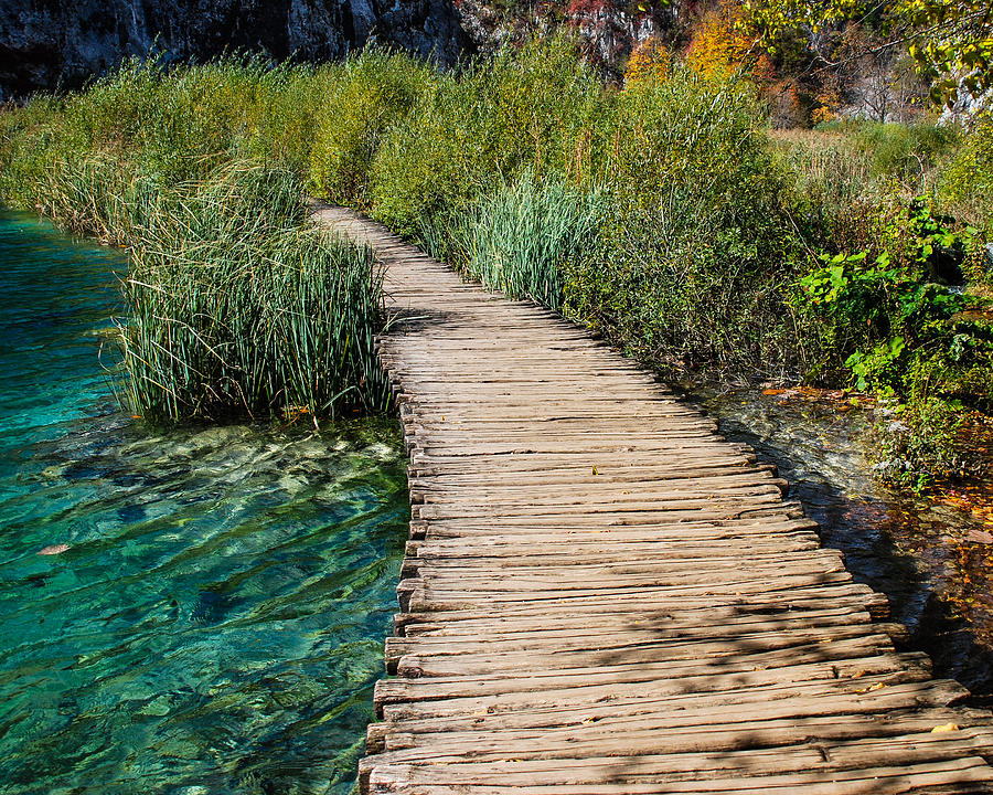 Plitvice Lake Path Photograph