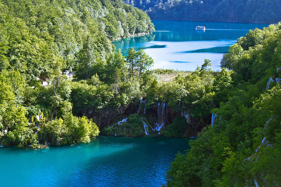 Plitvice Lakes national park waterfall Photograph by Brch Photography