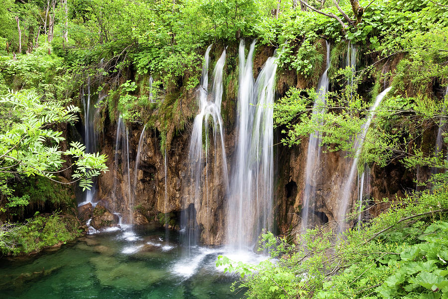 Plitvice Lakes, National Park, Waterfall Photograph by Fotogaby