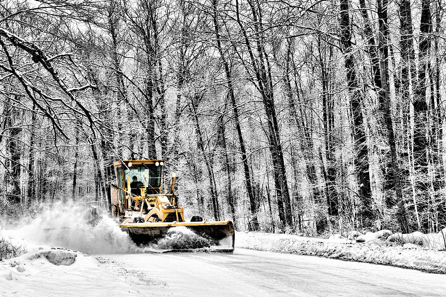 Plowin Snow Photograph by Paul Freidlund