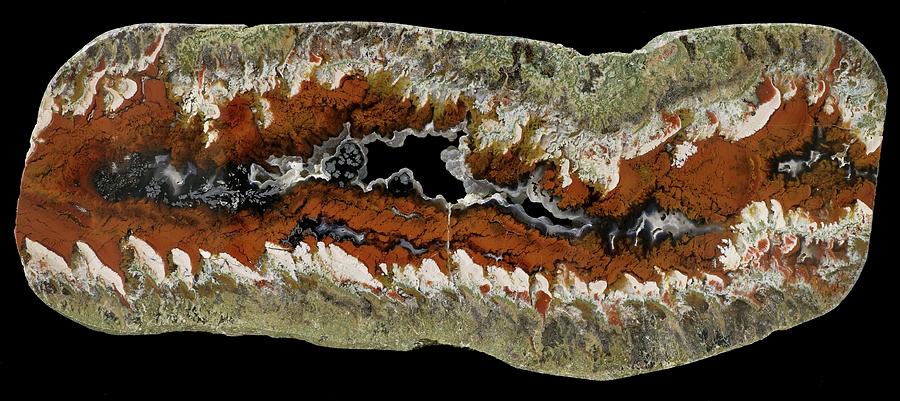 Plume Agate Photograph by Natural History Museum, London/science Photo Library