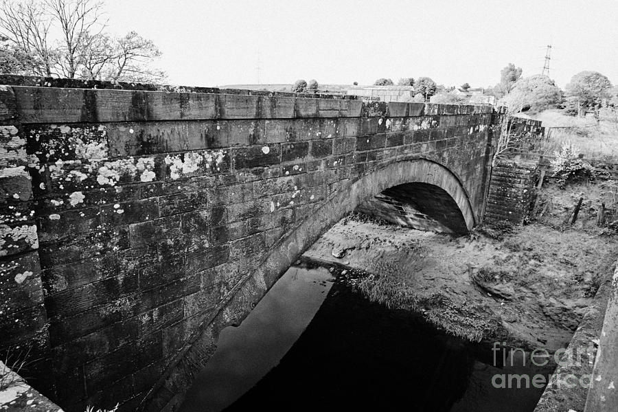 Plump Bridge Over The River Sark Which Forms The Scotland England