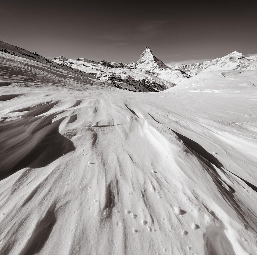 Mountain Photograph - Plunging in the distance by Catalin Tibuleac