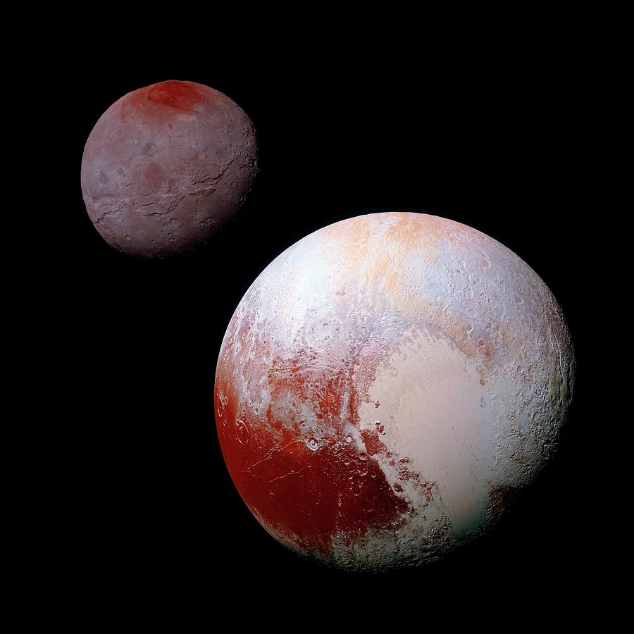 Pluto And Charon Photograph by Nasa/jhuapl/swri