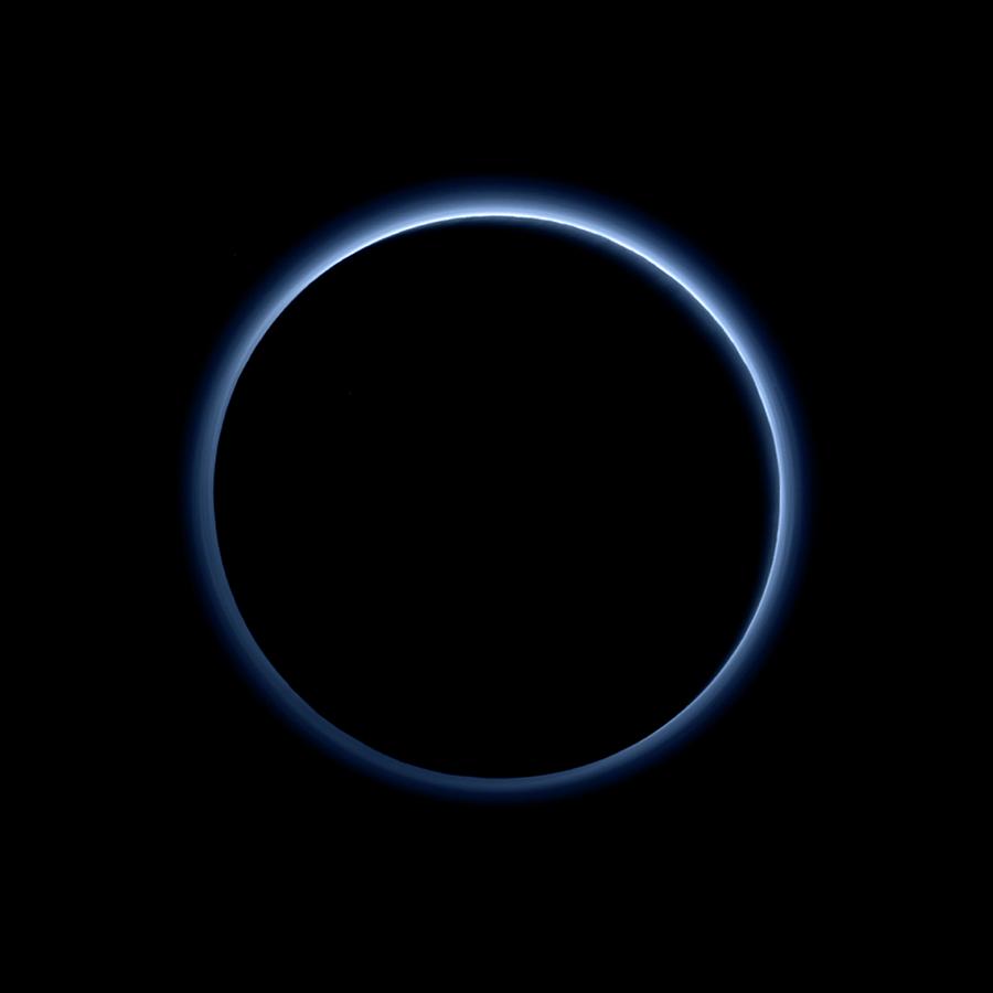 Plutos Blue Sky Photograph by Nasa/jhuapl/swri