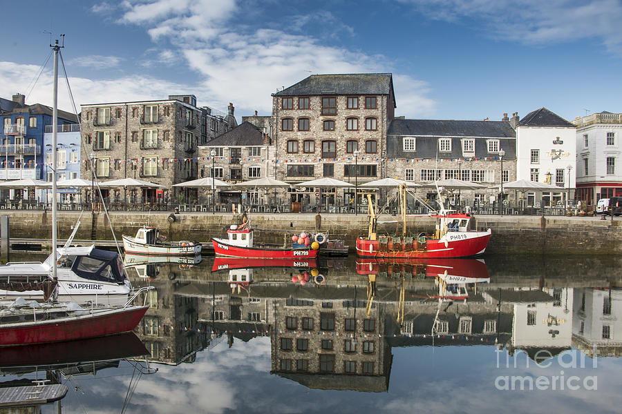 Plymouth Barbican Harbour Photograph by Donald Davis