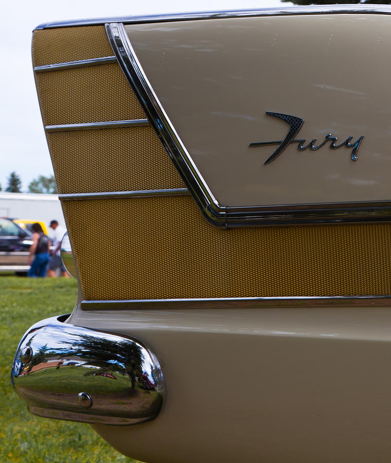 Plymouth Fury tail fin detail Photograph by Mick Flynn