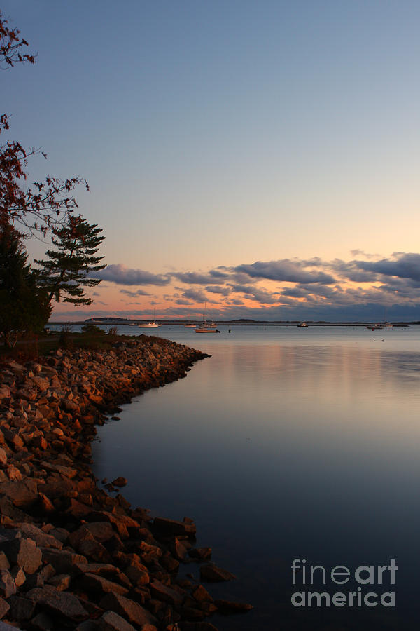 Plymouth Harbor at Sunrise Photograph by Kelly Carey - Pixels